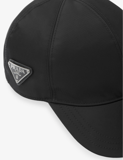 Prada Re-Nylon Hat – Eco-Friendly Baseball Cap with Designer Logo for Outdoor Adventures - Image 2