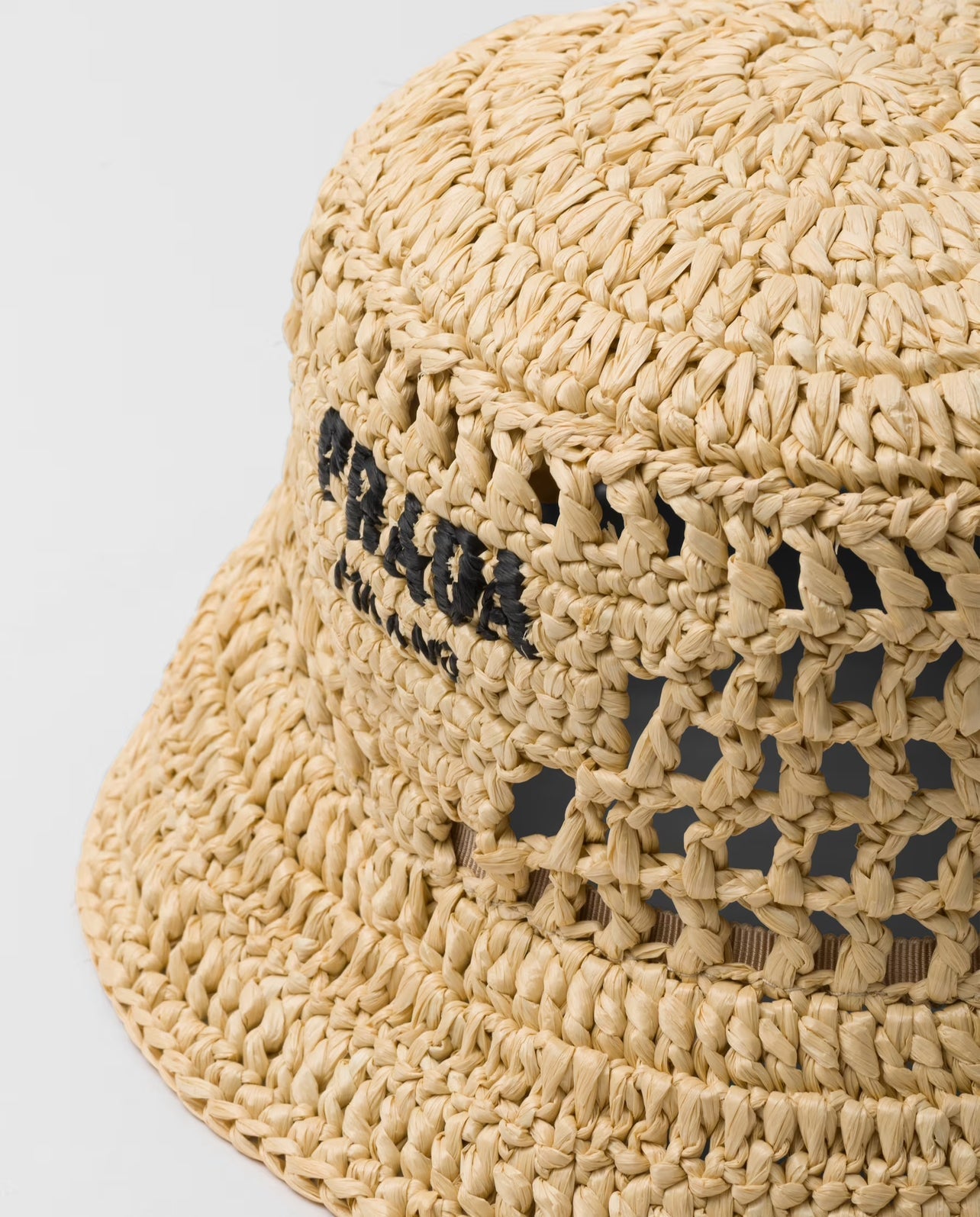 Prada Handcrafted Crochet Hat – Luxury Bucket Hat for Beachwear and Warm Weather Looks - Image 2