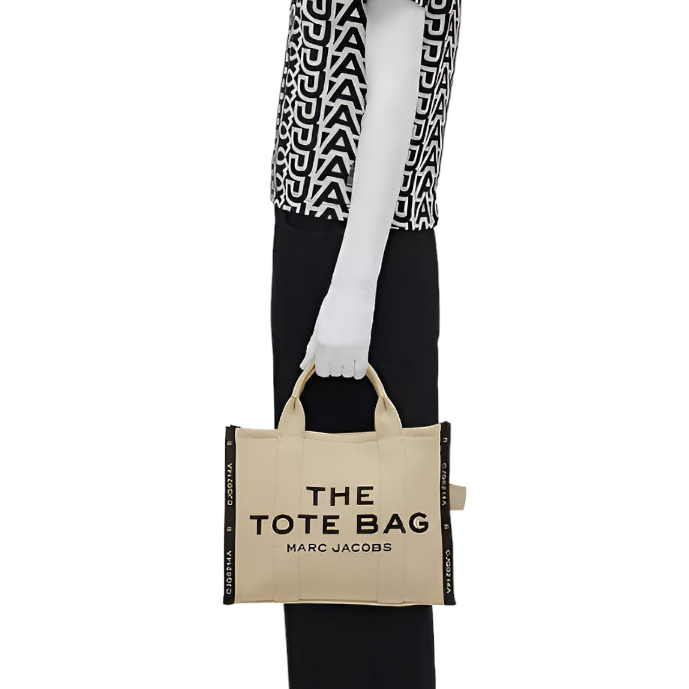 Marc Jacobs Medium Tote Bag – Iconic Jacquard Canvas Handbag for Daily Errands and Travel - Image 11