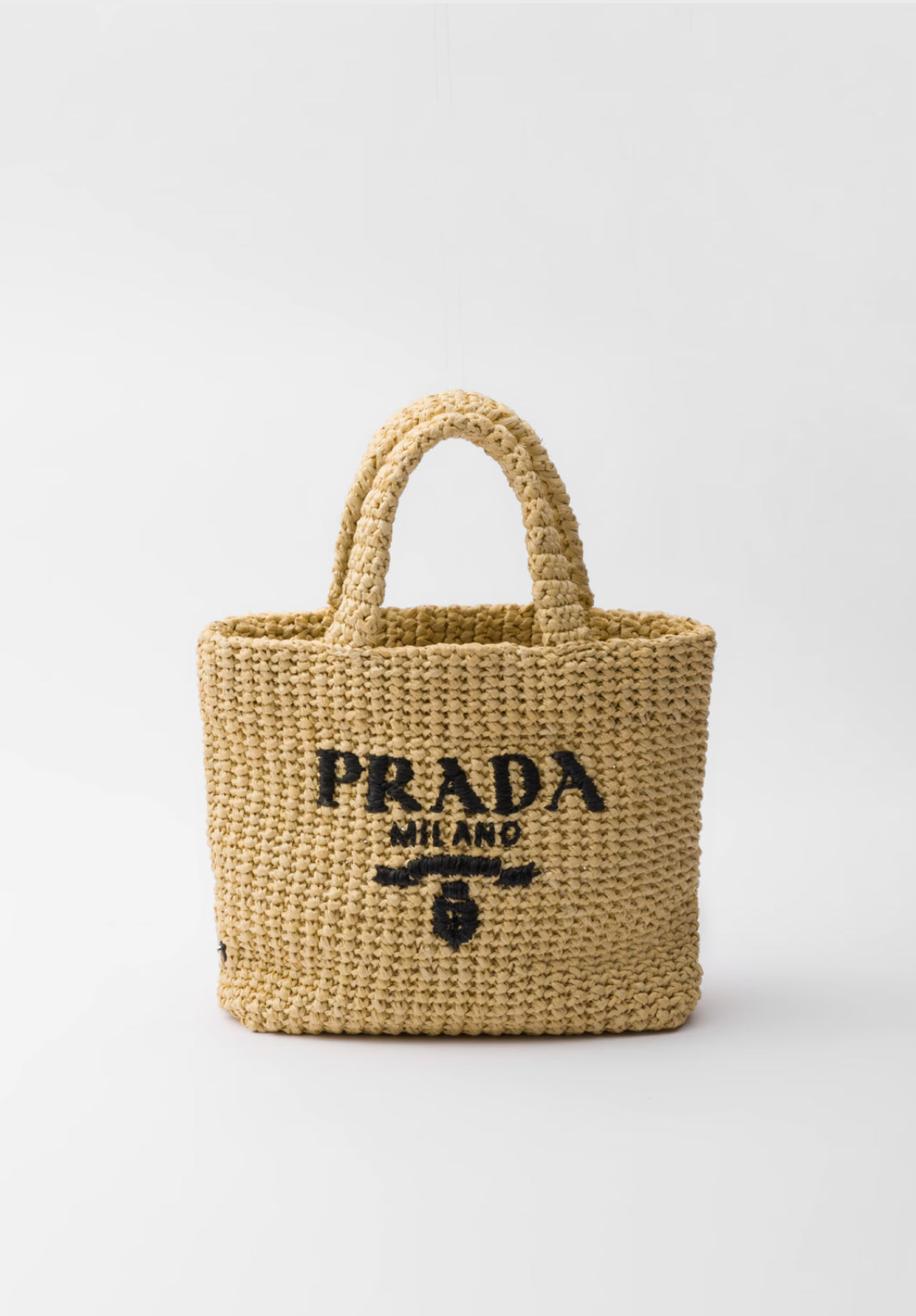 Prada Mini Summer Tote – Compact Crochet Bag for Casual Chic and Travel Essentials